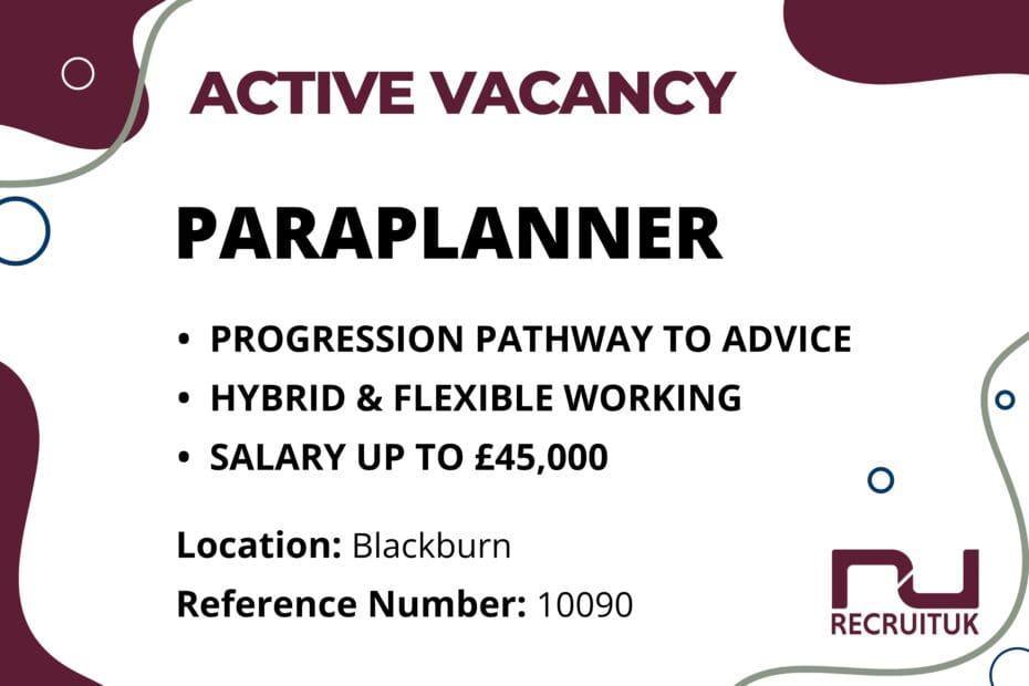 Paraplanner, Blackburn