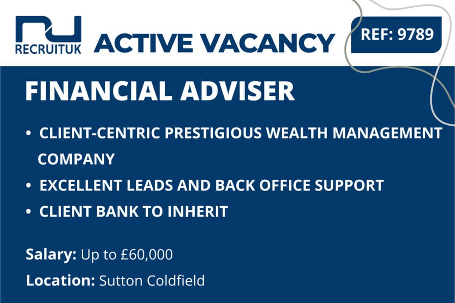 Financial Adviser, Sutton Coldfield