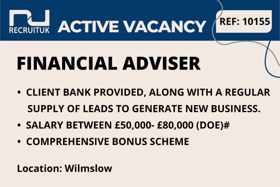 Financial Adviser, Wilmslow