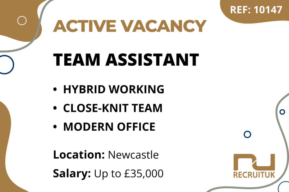 Team Assistant, Newcastle