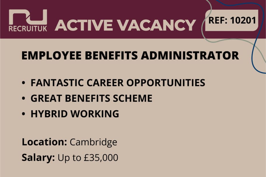 Employee Benefits Administrator, Cambridge