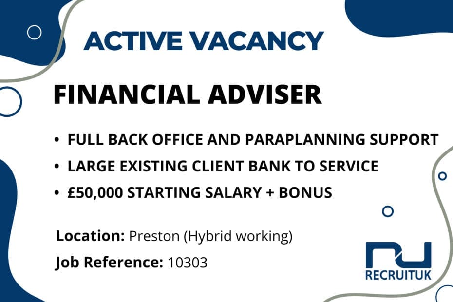 Financial Adviser, Preston