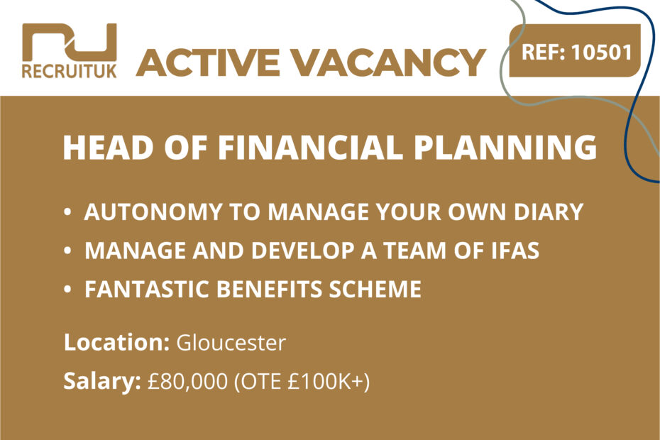 Head of Financial Planning, Gloucester