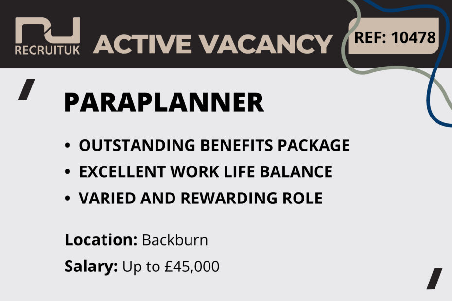 Paraplanner, Backburn