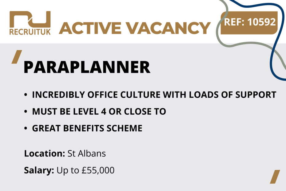 Paraplanner, St Albans